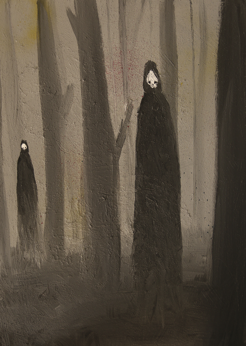 17.- sombra- técnica mixta- 50×70