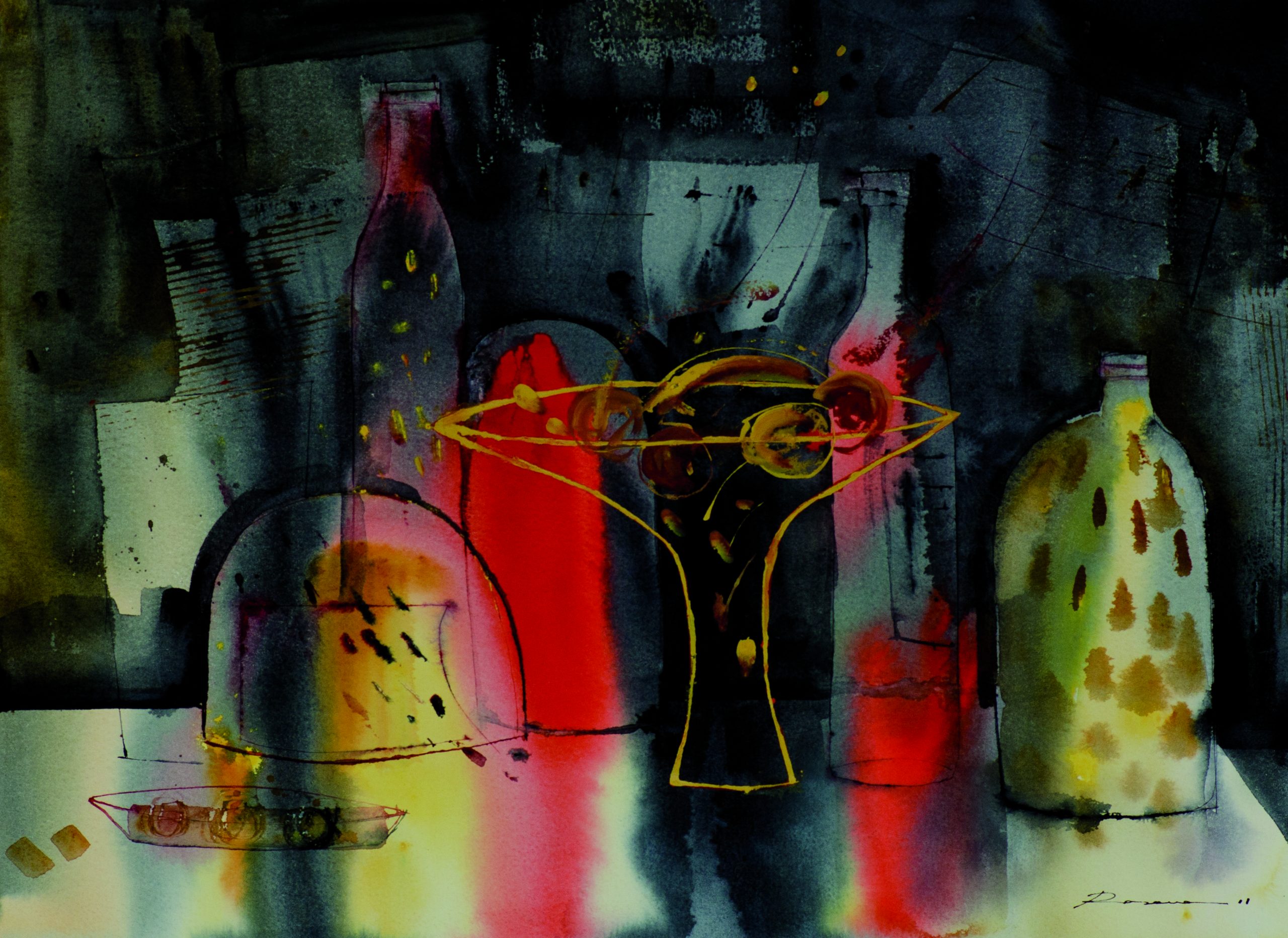 51 Transparentes acuarela sobre arches 41 x 55 cm.