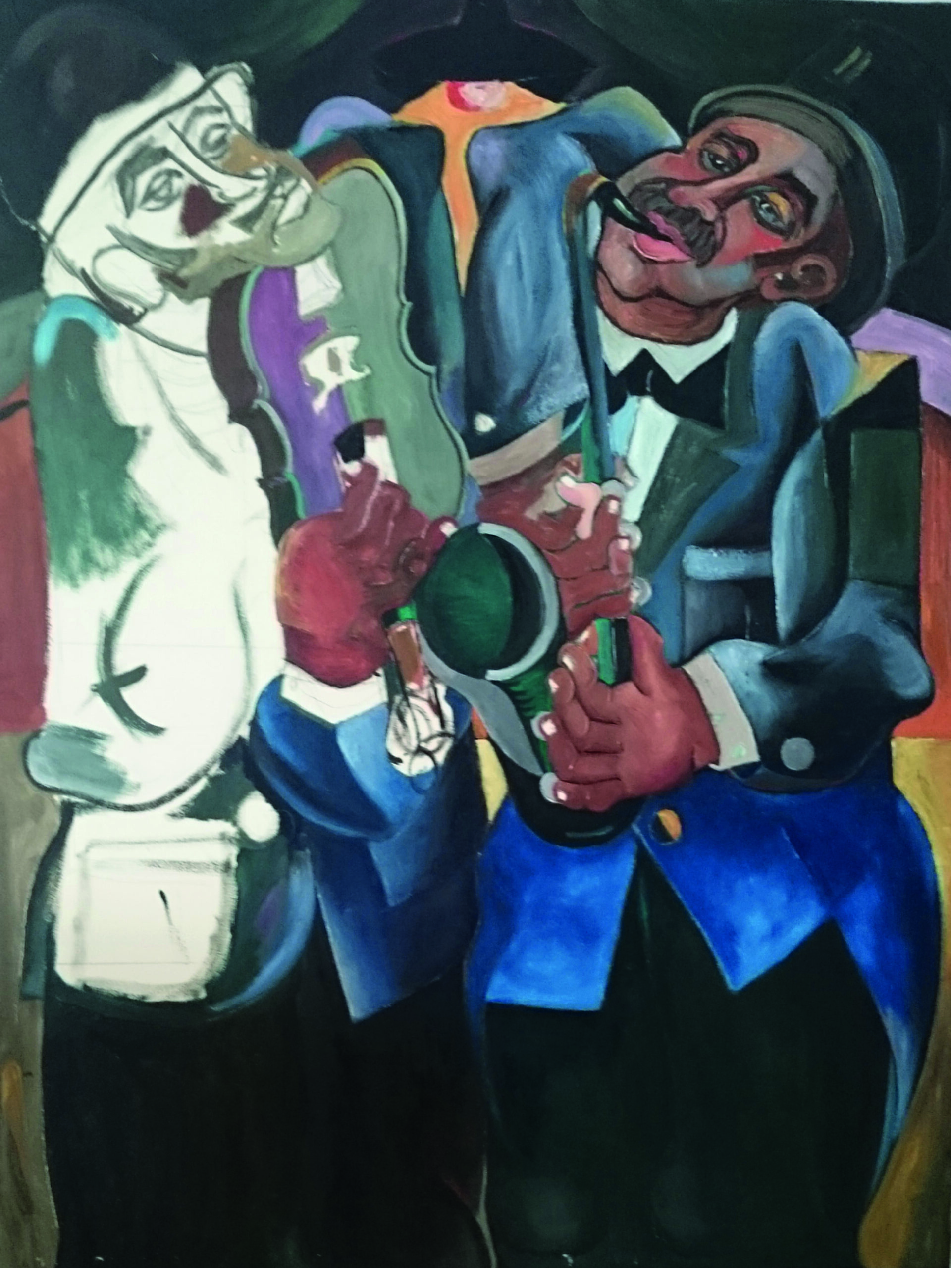 16. Dos músicos del circo