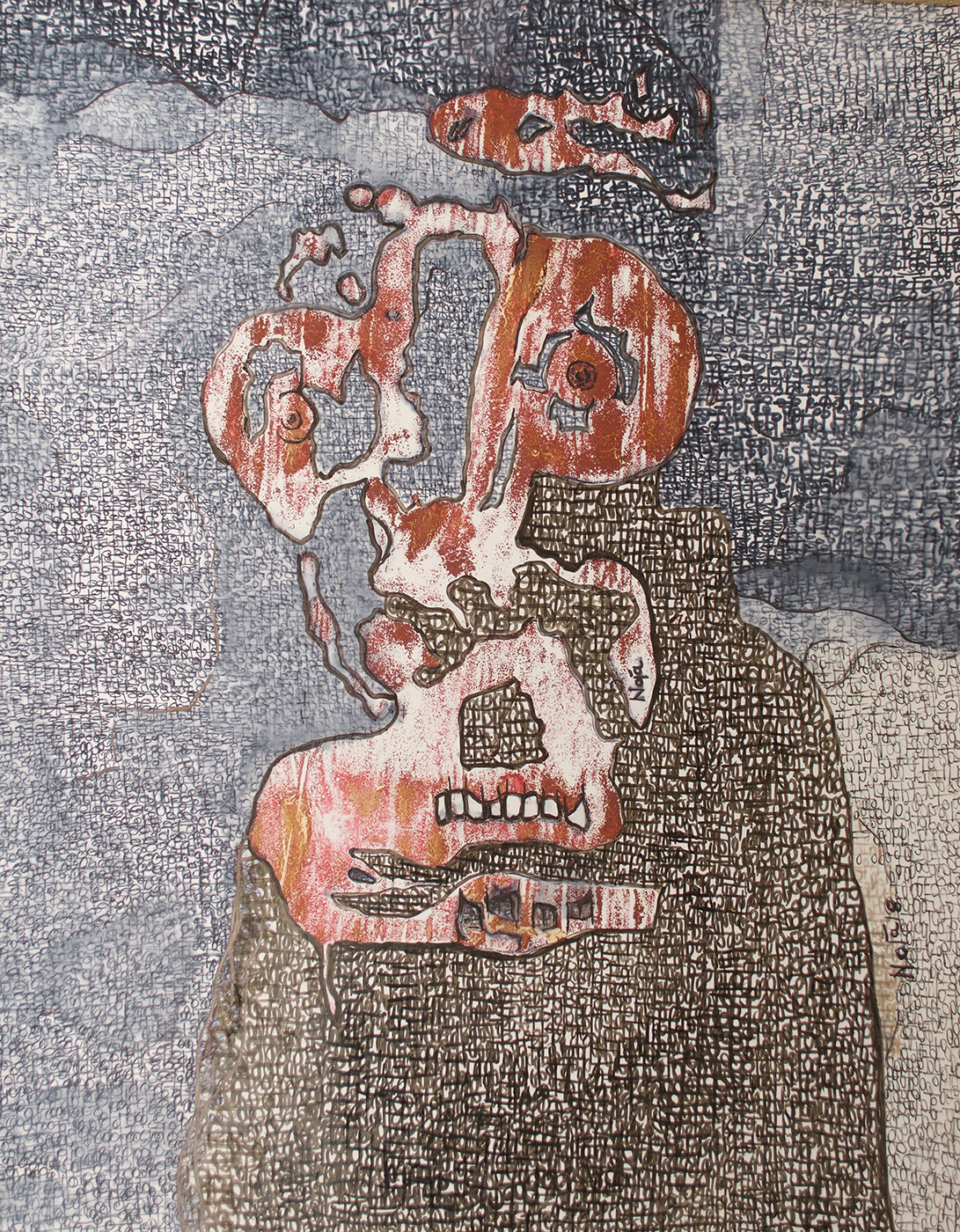 ALMA II- OXIDO Acrílico- 70X52 CM copia