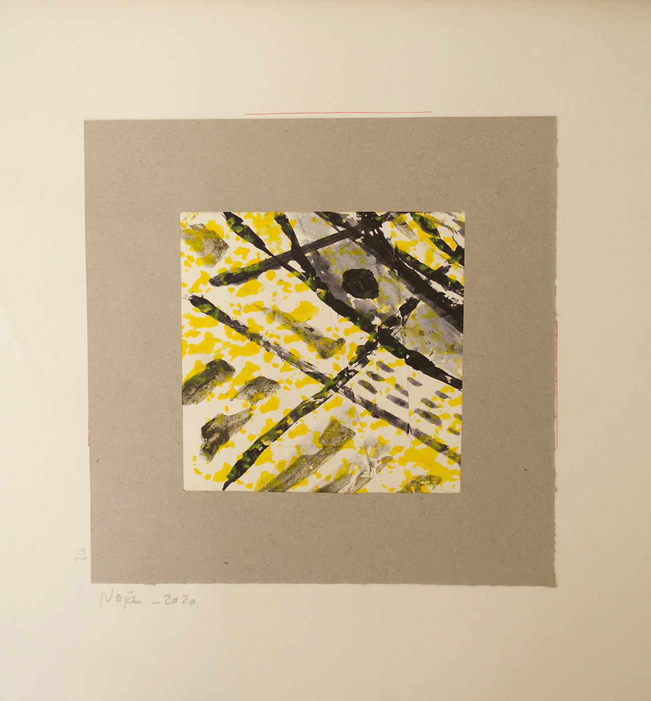 AMARILLO I. ACRILICO. 32X34 copia