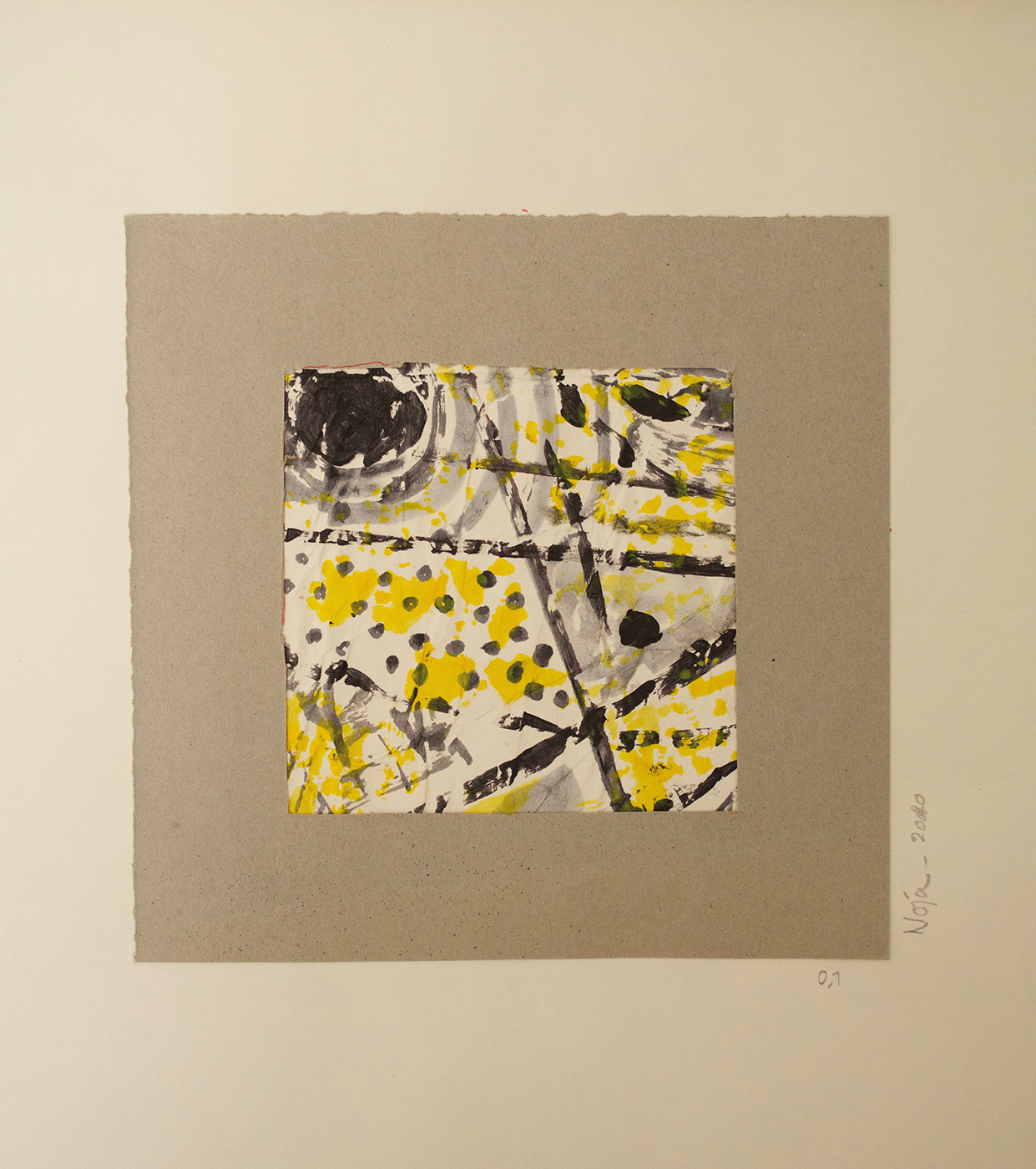 AMARILLO II. ACRILICO. 32X34 copia