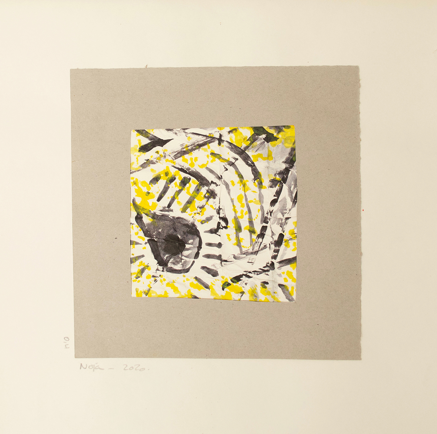 AMARILLO IV. ACRILICO. 32X34 copia