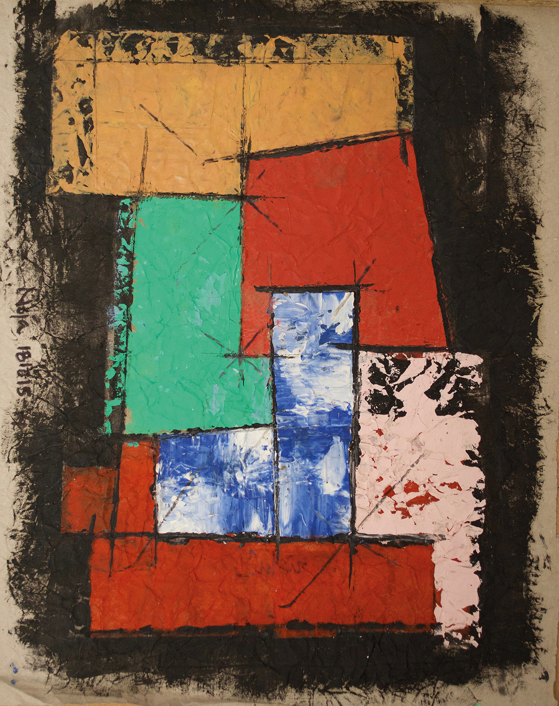 CRISTAL ROTO. oleo, 28×35 cm copia