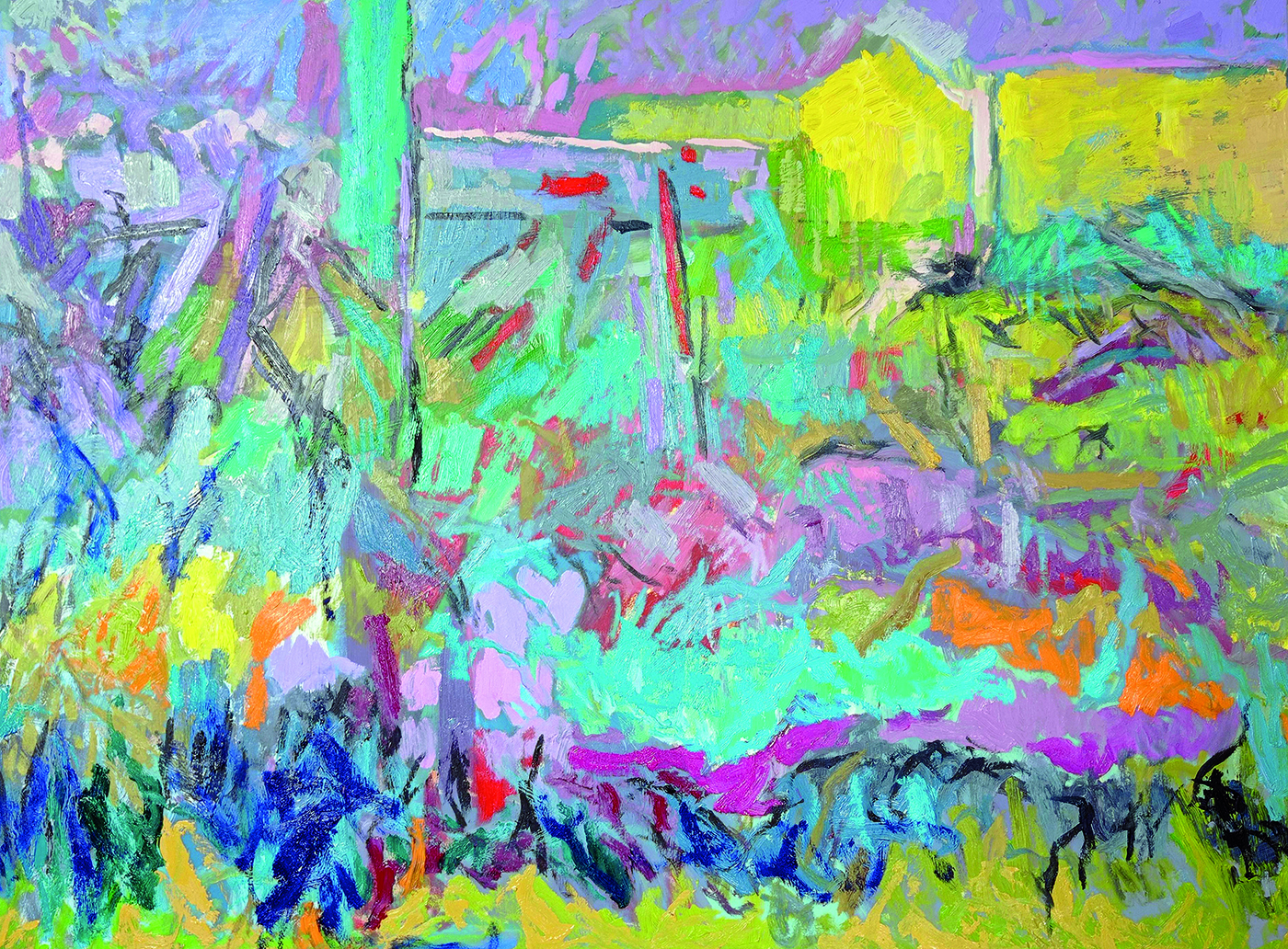 Azul celeste, óleo sobre tela, 97 x 130 cm. 2022 copia