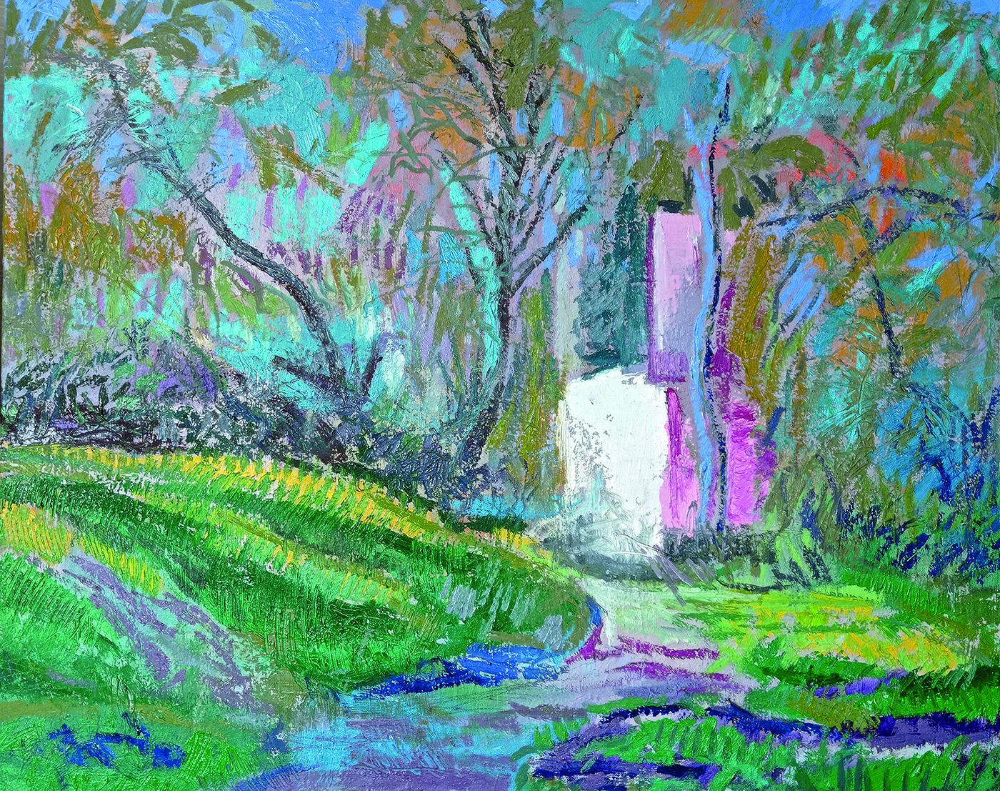 Camino, óleo sobre tela, 81 x 100 cm. 2019 copia