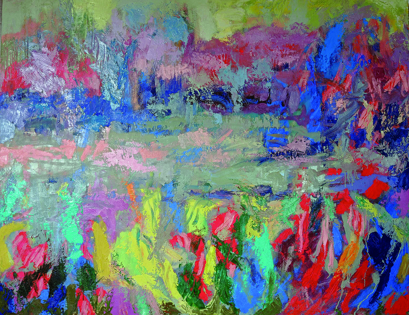 Paisaje azul II, óleo sobre tela, 114 x 146 cm 2022 copia