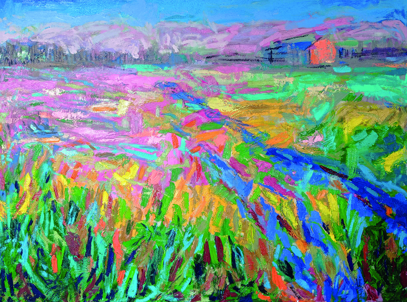 Paisaje de marisma, óleo sobre tela, 97 x 130 cm., 2021-22 copia