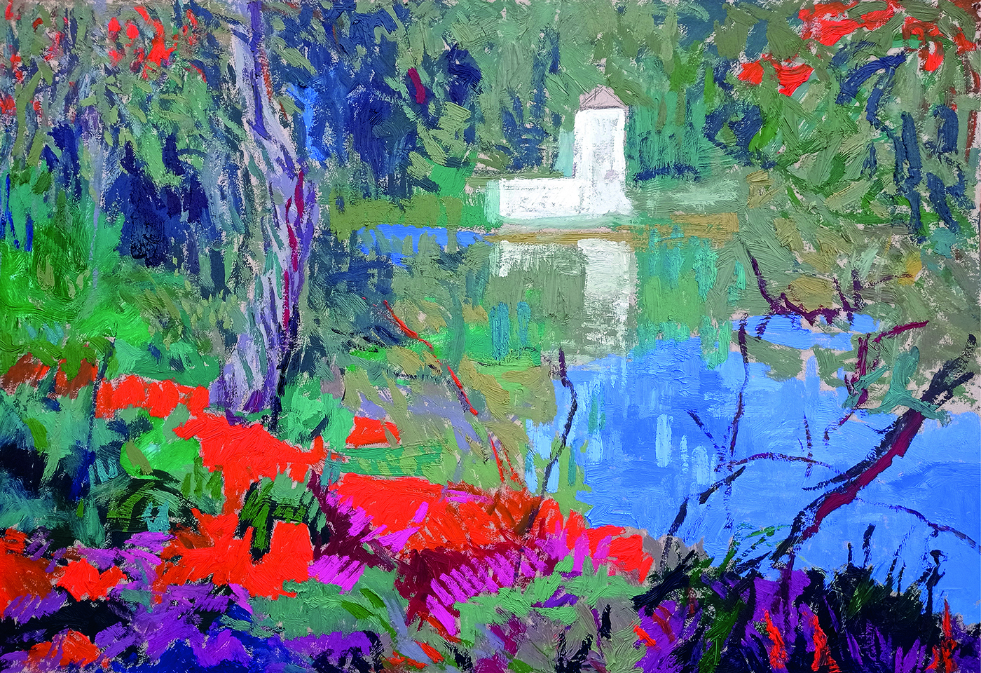 Río Guadaíra , óleo sobre cartón, 50 x 75 cm. 2021 copia