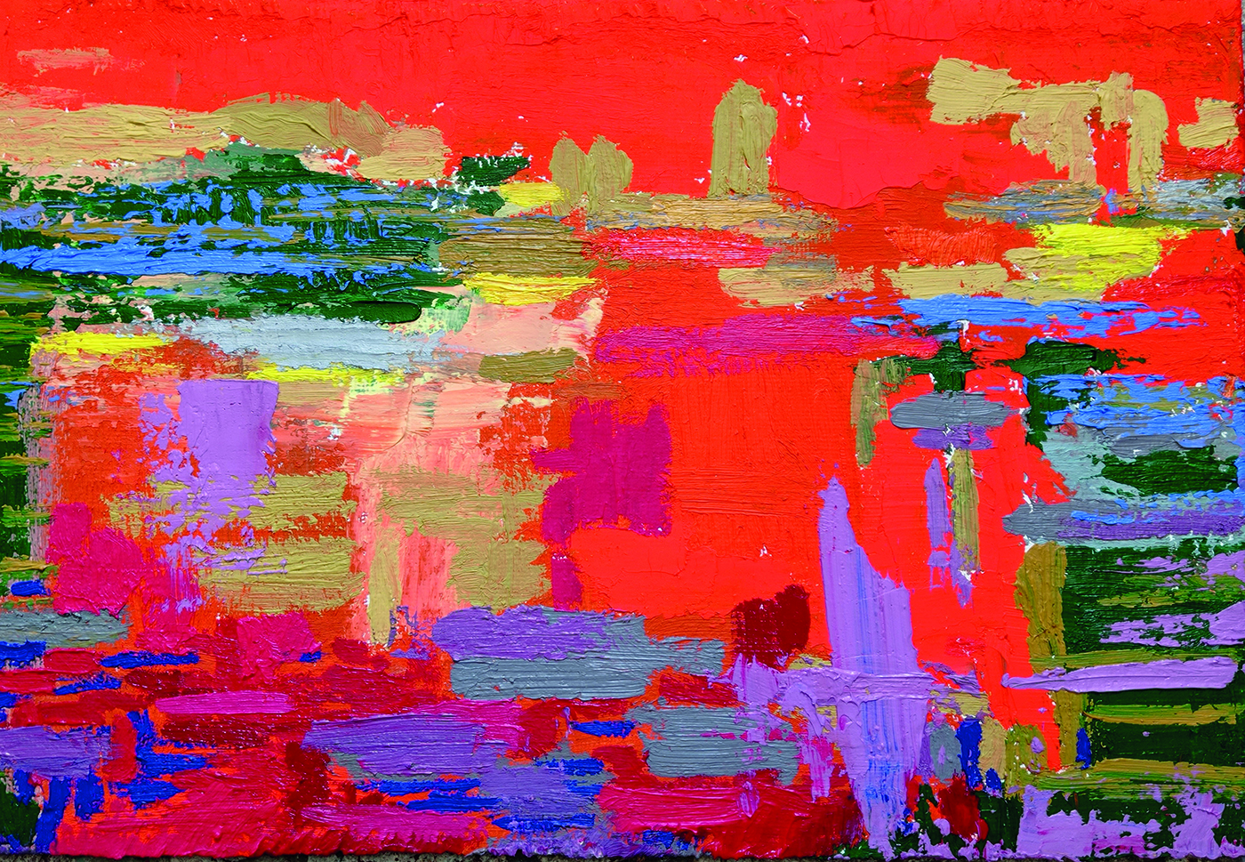 Texturas , óleo sobre arpillera, 41 x 55 cm. 2021 copia